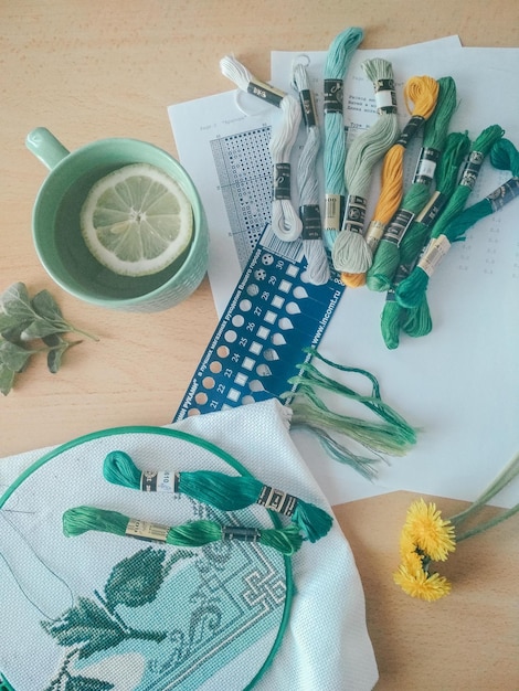 zestawy do haftu i nici